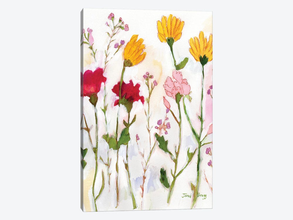 Flowers From Sheeley's by Janel Bragg 1-piece Canvas Wall Art