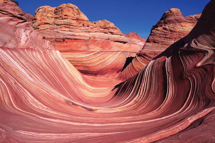 The Wave, Coyote Buttes, Paria Canyon-Vermilion Cliffs Wilderness, Vermillion Cliffs National Monument, Arizona, USA