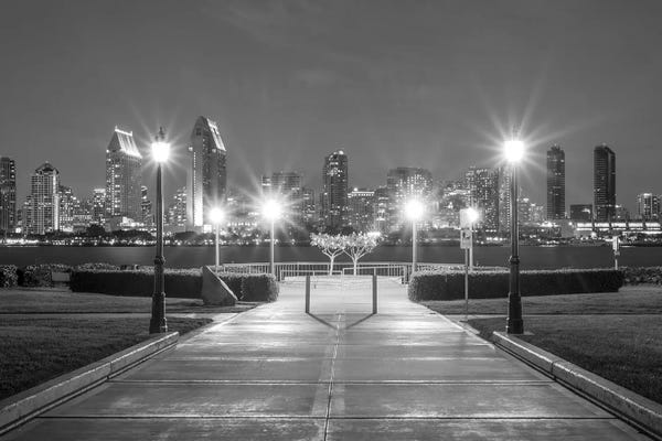 Coronado, Ca - Centennial Park At Night