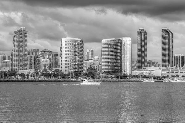 Silver Buildings - San Diego Skyline