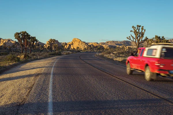 Leaving Joshua Tree National Park