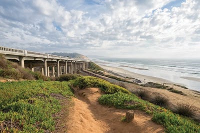Joseph S. Giacalone - Unframed Prints: Torrey Pines State Beach Scenic by Joseph S. Giacalone
