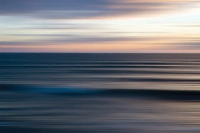Joseph S. Giacalone - Unframed Prints: Soft Ocean Sunset - Coastal Abstract by Joseph S. Giacalone