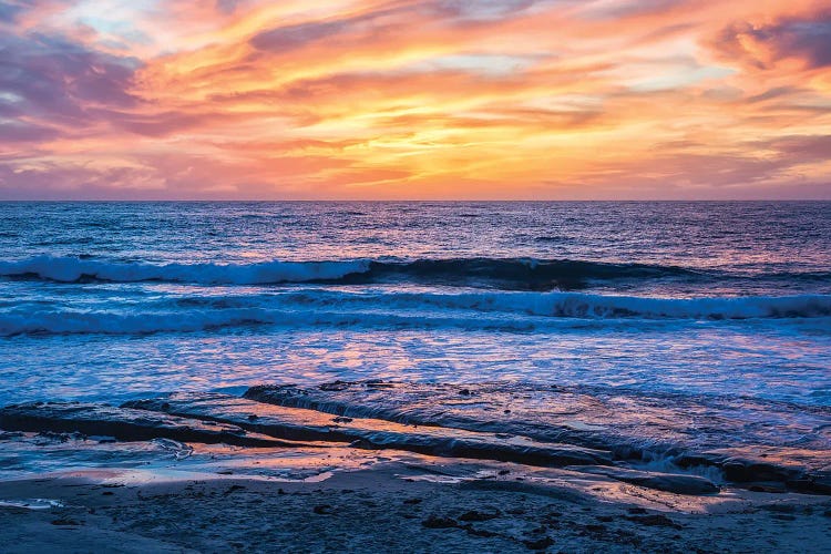 A La Jolla Sunset by Joseph S. Giacalone wall art