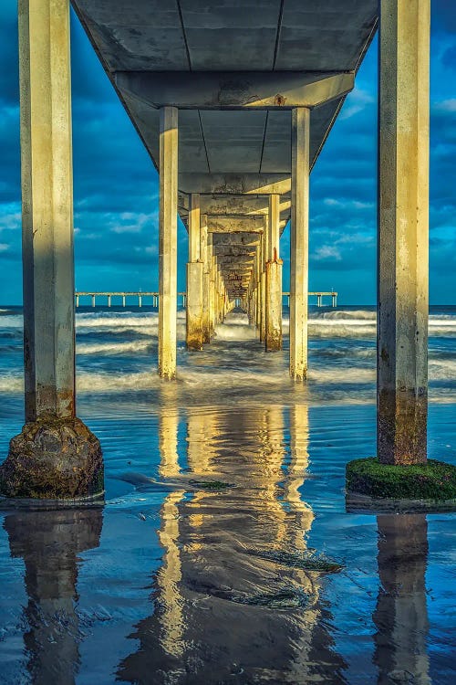 Ocean Beach Pier Framed by Joseph S. Giacalone wall art