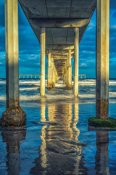 Docks & Piers: Ocean Beach Pier Framed by Joseph S. Giacalone
