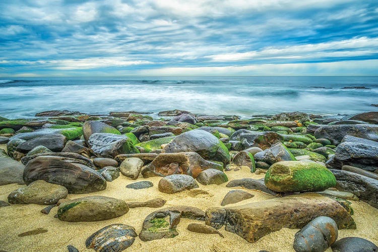Rocks On Shell Beach by Joseph S. Giacalone wall art