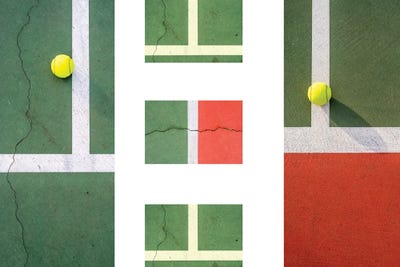 Balls On The Court II by Joseph S. Giacalone canvas print