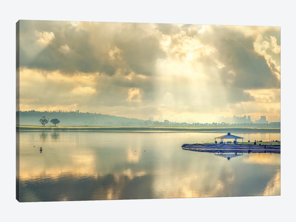 Heavenly Mission Bay by Joseph S. Giacalone 1-piece Canvas Print