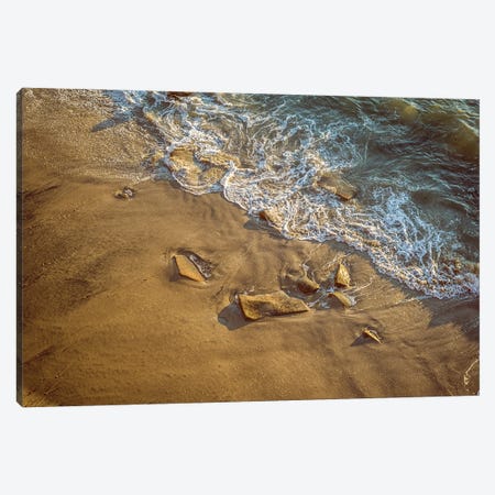Half Sand Half Surf Canvas Print #JGL157} by Joseph S. Giacalone Canvas Artwork