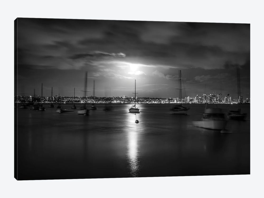 A Moody And Magical San Diego Harbor by Joseph S. Giacalone 1-piece Canvas Print