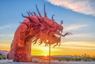 Serpent At Sunrise by Joseph S. Giacalone framed canvas print