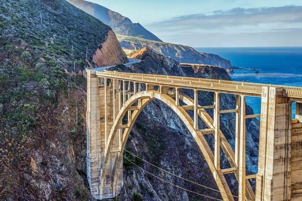 Trains: Historic Bixby Bridge by Joseph S. Giacalone