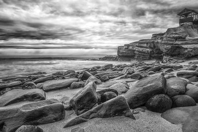 From Shell Beach II by Joseph S. Giacalone framed canvas print