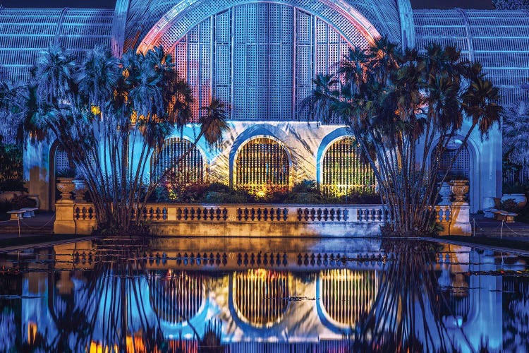 Botanical Building Blues by Joseph S. Giacalone wall art
