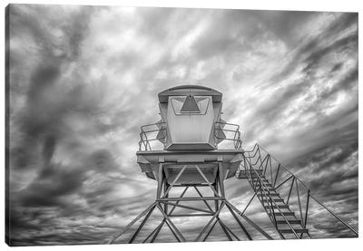 Tower In The Clouds Canvas Art Print - Joseph S Giacalone