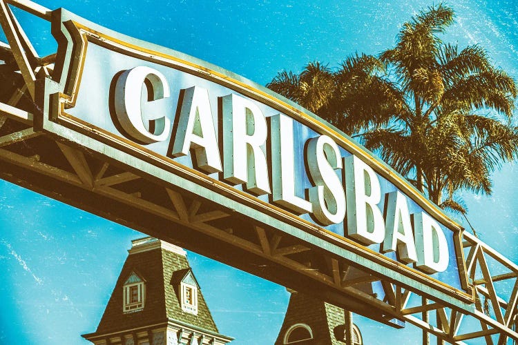 Vintage Carlsbad by Joseph S. Giacalone wall art