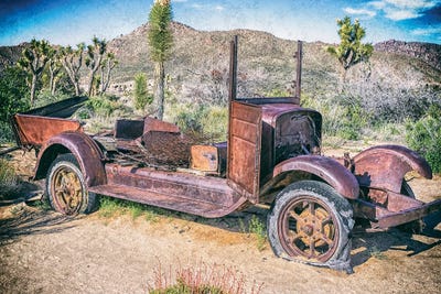 Flat Tire Vintage by Joseph S. Giacalone acrylic art print