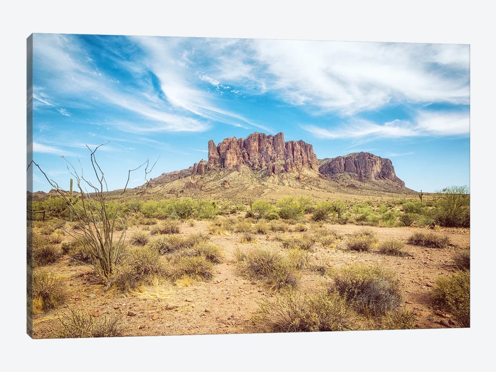Superstition Mountains by Joseph S. Giacalone 1-piece Canvas Print