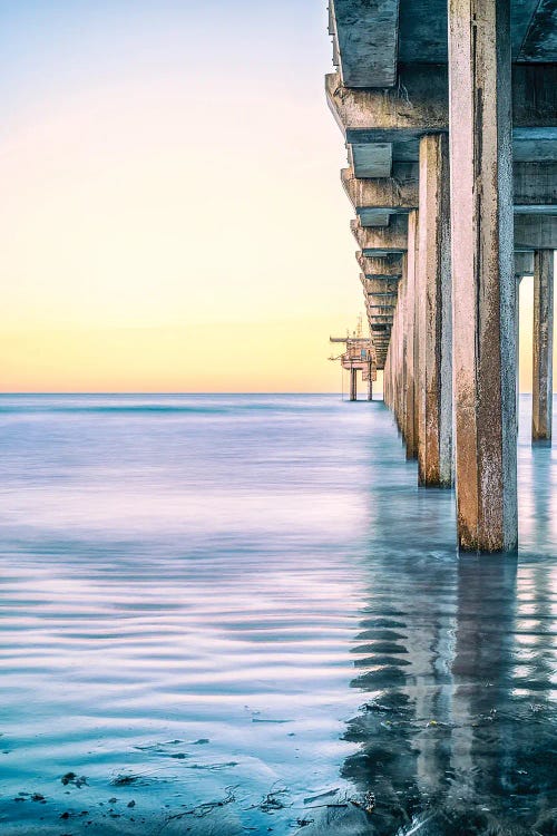 Scripps Pier In Half by Joseph S. Giacalone wall art