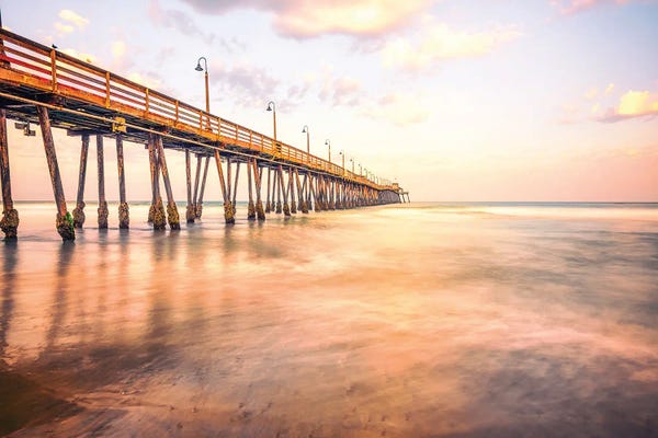 Docks & Piers: Summer Sunrise, Imperial Beach Pier by Joseph S. Giacalone