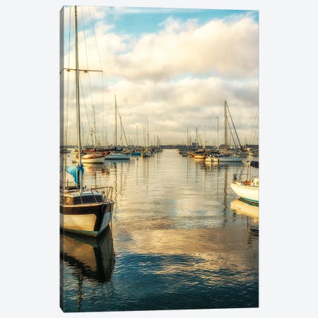 Copper Tone Morning, San Diego Harbor Canvas Print #JGL278} by Joseph S. Giacalone Canvas Artwork