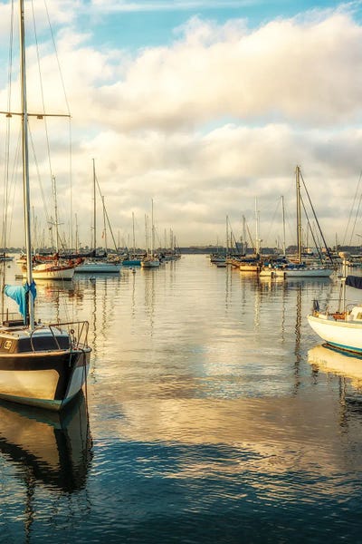Harbors: Copper Tone Morning, San Diego Harbor by Joseph S. Giacalone