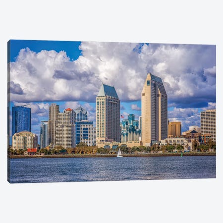 Cloud's Rest, San Diego Skyline Canvas Print #JGL279} by Joseph S. Giacalone Canvas Wall Art
