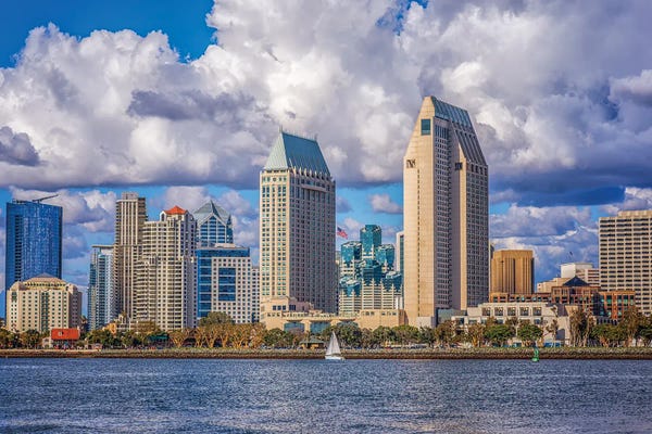 San Diego: Cloud's Rest, San Diego Skyline by Joseph S. Giacalone