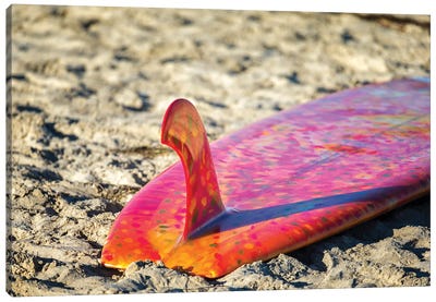 Single Fin Summer, La Jolla Shores Beach Canvas Art Print - Surfing Art