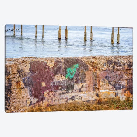 Love On The Wall Canvas Print #JGL298} by Joseph S. Giacalone Canvas Art