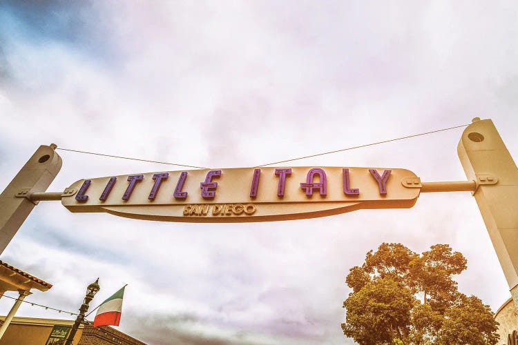 Little Italy, San Diego by Joseph S. Giacalone wall art