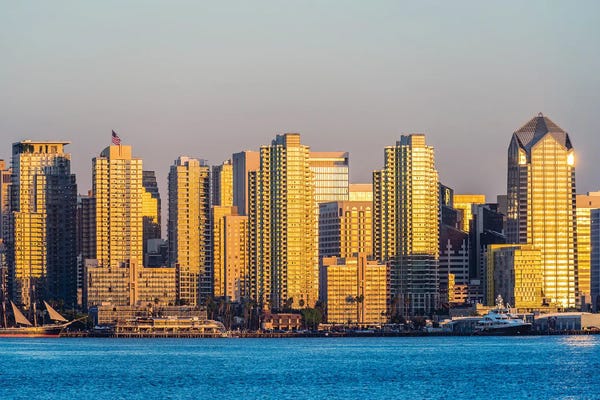 San Diego Skylines: Golden Time, San Diego by Joseph S. Giacalone