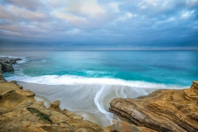 Lines To The Sea, Wipeout Beach by Joseph S. Giacalone canvas print