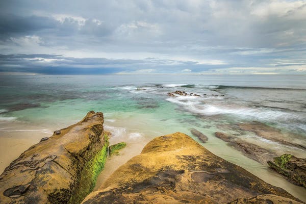 San Diego: Points To The Sea, Windansea Beach by Joseph S. Giacalone