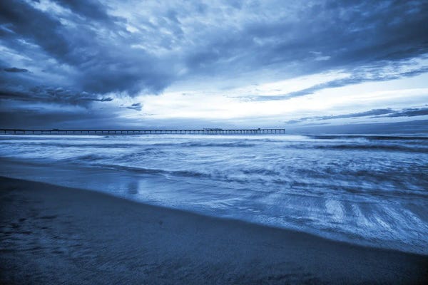 San Diego: A Blue November, Ocean Beach, San Diego by Joseph S. Giacalone