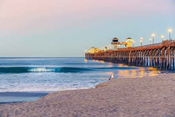 California: An Oceanside Pier Morning by Joseph S. Giacalone