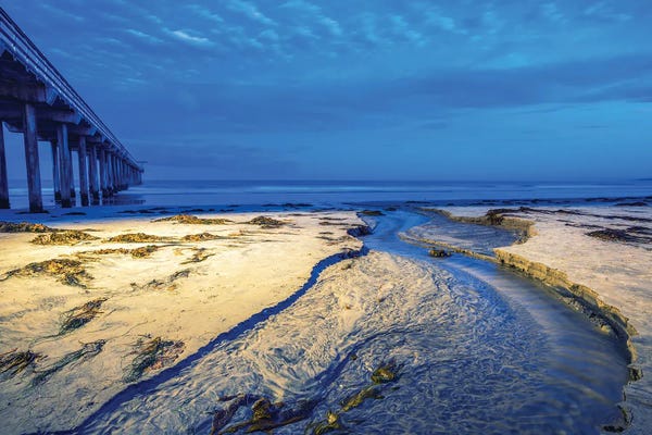 Flowing To The Sea, Scripps Pier