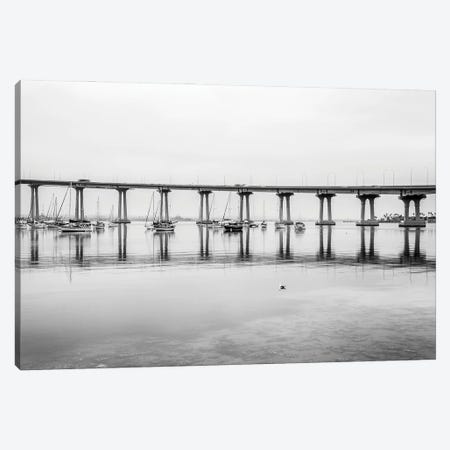 Coronado Bridge In Reflection Canvas Print #JGL35} by Joseph S. Giacalone Canvas Print