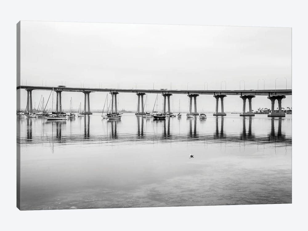 Coronado Bridge In Reflection by Joseph S. Giacalone 1-piece Art Print