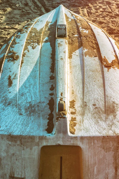 Dinghy On The Beach Vintage by Joseph S. Giacalone wall art