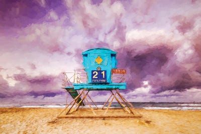 Tower 21 Ponto Beach by Joseph S. Giacalone multi panel art