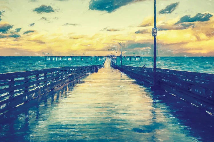 Ocean Beach Pier After The Rain by Joseph S. Giacalone wall art