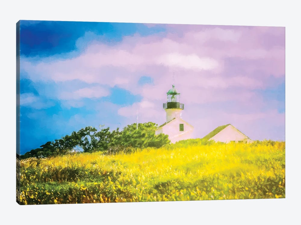 Old Point Loma Lighthouse by Joseph S. Giacalone 1-piece Canvas Art Print