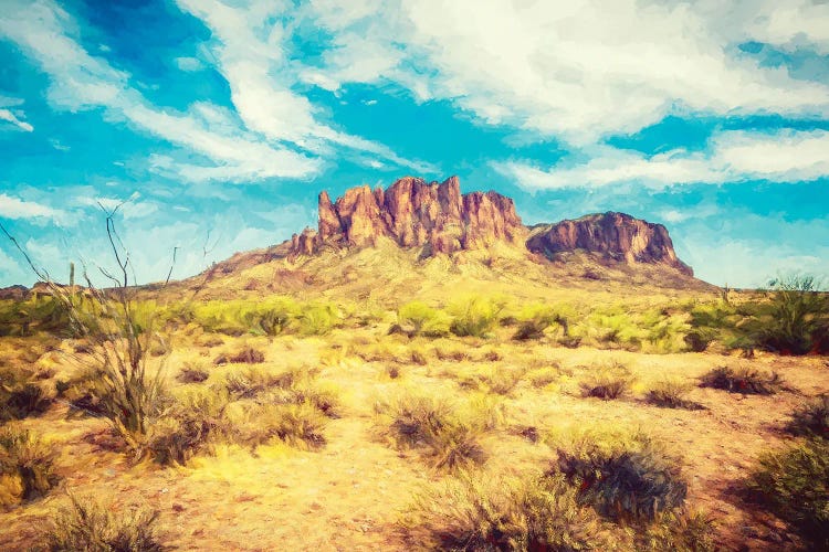 Superstition Mountains by Joseph S. Giacalone wall art