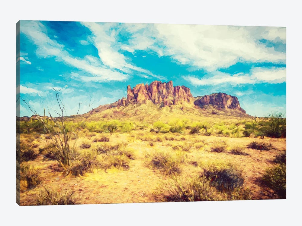 Superstition Mountains by Joseph S. Giacalone 1-piece Canvas Print