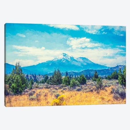 The Beauty Of Mount Shasta Canvas Print #JGL392} by Joseph S. Giacalone Canvas Art Print