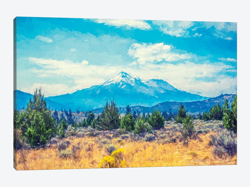 The Beauty Of Mount Shasta by Joseph S. Giacalone 1-piece Art Print