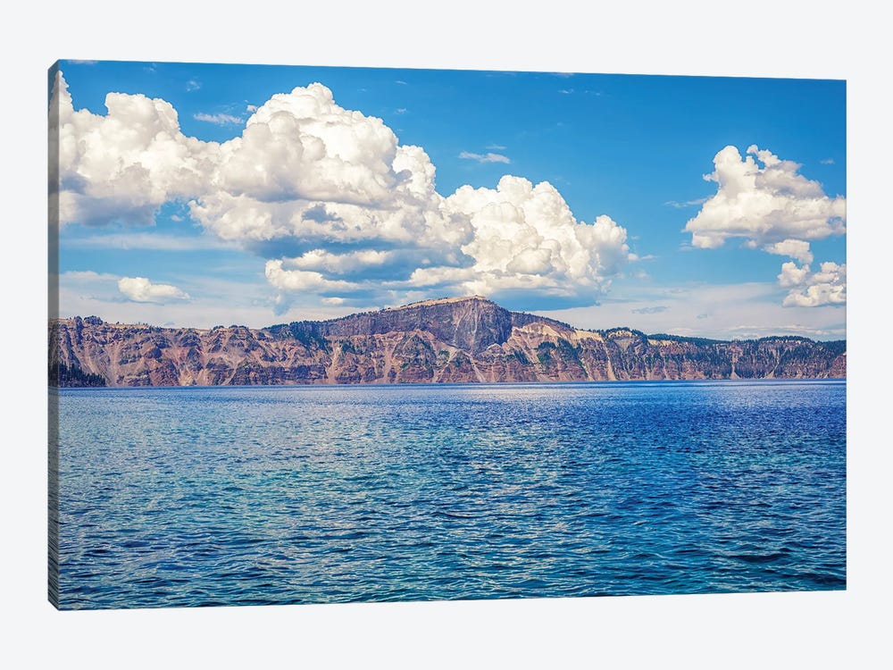 Blue And White Crater Lake National Park by Joseph S. Giacalone 1-piece Canvas Artwork