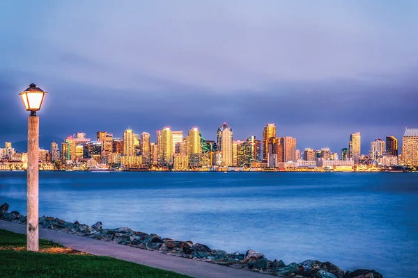 Harbors: The Golden Skyline San Diego Harbor by Joseph S. Giacalone